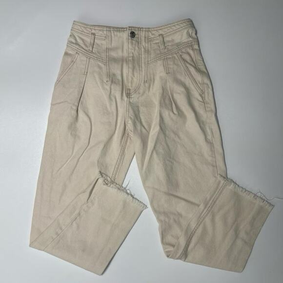 Free People High Waist Cropped Denim Jeans - Picture 1 of 7